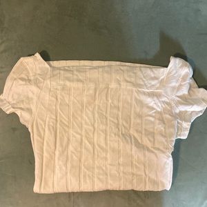 Free people white tshirt